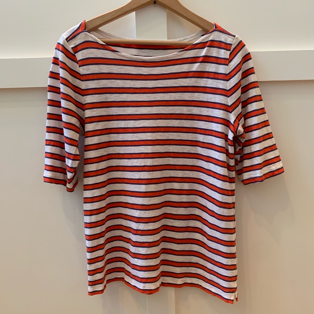 j crew striped painters tee